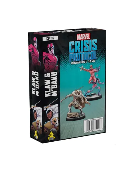 Juego de mesa marvel crisis protocol klaw and m´baku (ingles)