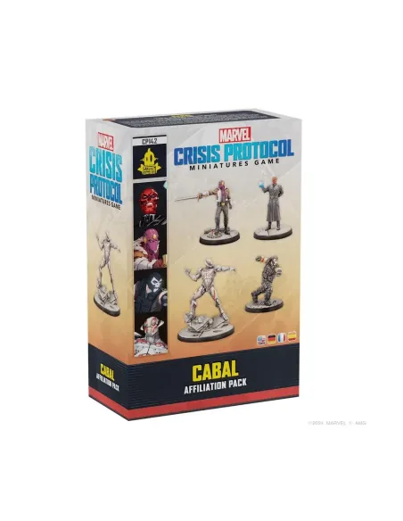 Juego de mesa marvel crisis protocol cabal affiliation pack edad recomendada 14 años