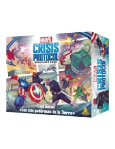 Juego de mesa marvel crisis protocol caja inicial los mas poderosos de la tierra edad recomendada 14 años