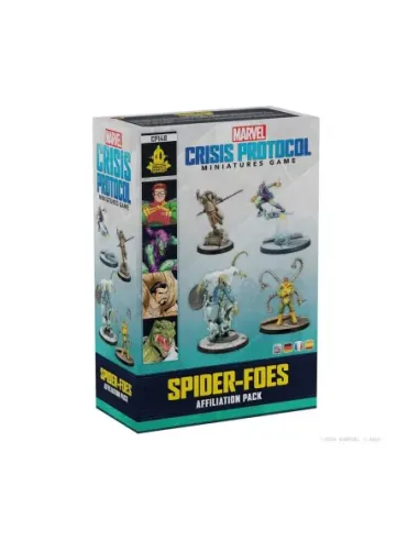 Juego de mesa marvel crisis protocol spider - foes affiliation pack edad recomendada 14 años