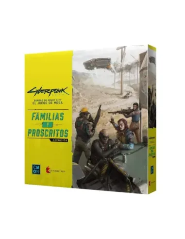 Juego de mesa cyberpunk 2077: familias y proscritos edad recomendada 14 años