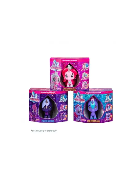 Figura unicornio crystalverse classic 1 unidad aleatoria