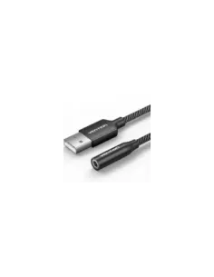 Conversor Vention CVEBC/ Jack 3.5 Hembra - USB Macho/ 1m/ Gris