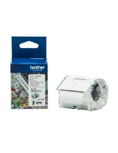 Etiquetas cinta continua brother cz1005 50mm