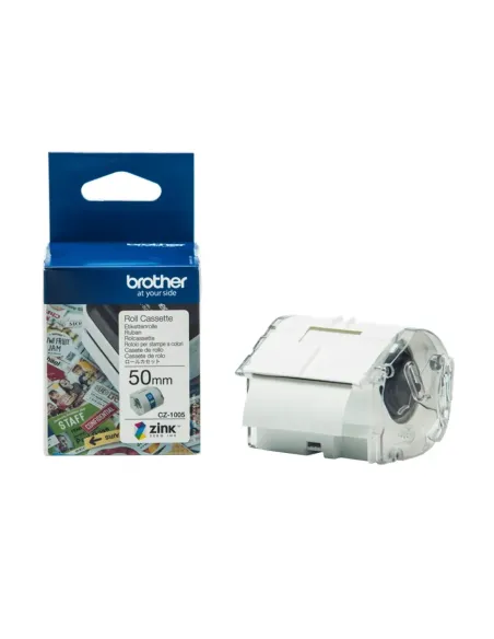 Etiquetas cinta continua brother cz1005 50mm