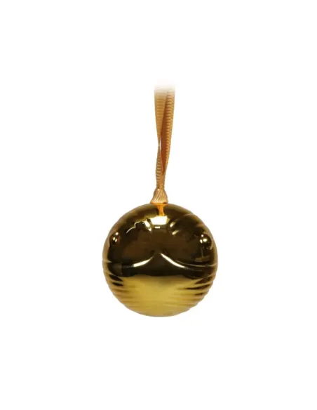Decoracion de navidad half moon bay harry potter snitch dorada