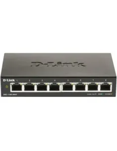 Switch d - link 8 puertos 10 - 100 - 1000 gestionable easysmart