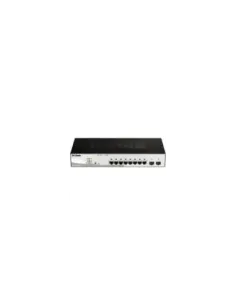 Switch Gestionado D-Link DGS-1210-08P/ 8 Puertos/ RJ45 10/100/1000/ SFP/ PoE