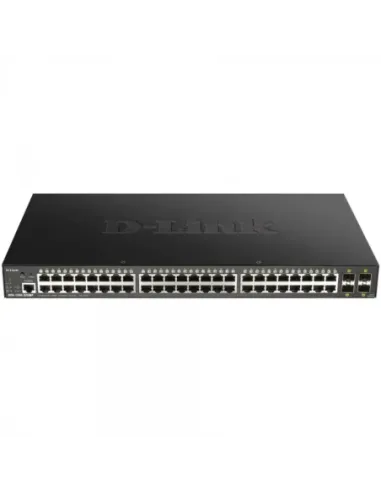 Switch d - link 52 puertos gestionable 48 gigabit ethernet 10 - 100 - 1000 poe 4 sfp