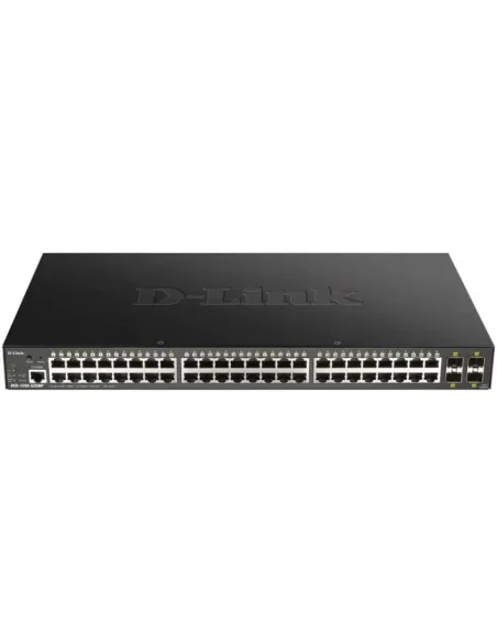 Switch d - link 52 puertos gestionable 48 gigabit ethernet 10 - 100 - 1000 poe 4 sfp