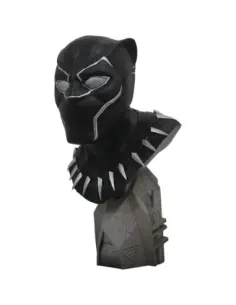 Figura diamond collection marvel comics busto black panther 1 - 2 escala