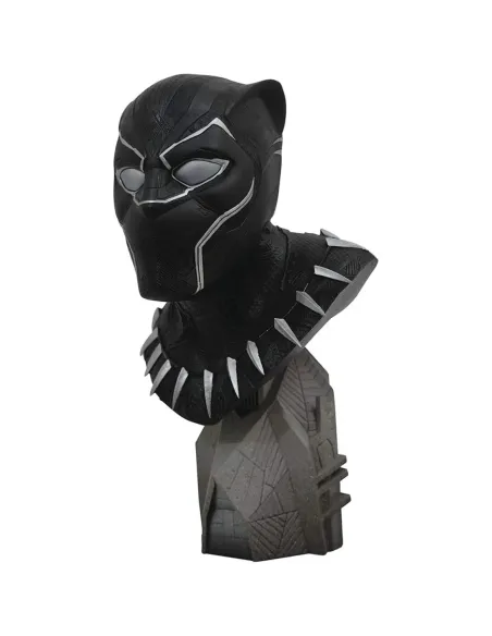 Figura diamond collection marvel comics busto black panther 1 - 2 escala