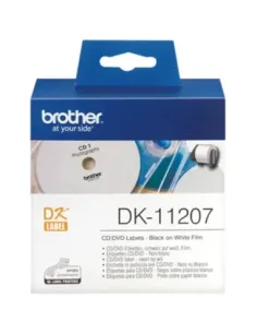 Rollo de etiquetas precortadas brother dk11207