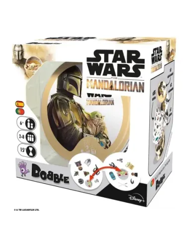 Juego de mesa dobble star wars mandalorian pegi 6