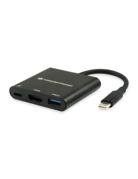 Adaptador conceptronic usb tipo c a hdmi - usb 3.0 - usb tipo c