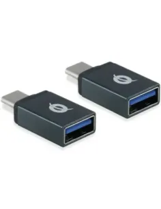 Kit adaptadores conceptronic usb tipo c 3.1 macho a usb a 3.1 hembra otg 5gb - s pack 2 unidades