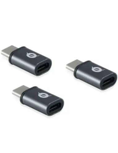 Kit adaptadores conceptronic usb tipo c 3.1 macho a micro usb hembra otg pack 3 unidades