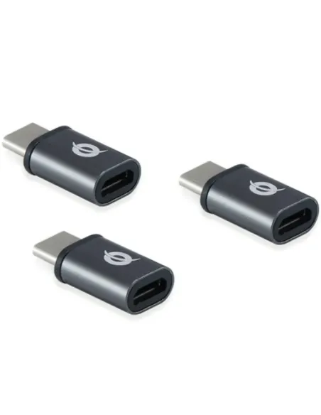 Kit adaptadores conceptronic usb tipo c 3.1 macho a micro usb hembra otg pack 3 unidades