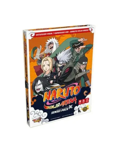 Juego de mesa naruto ninja arena sensei pack edad recomendada 10 años (ingles)