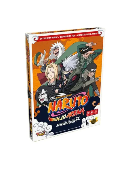 Juego de mesa naruto ninja arena sensei pack edad recomendada 10 años (ingles)