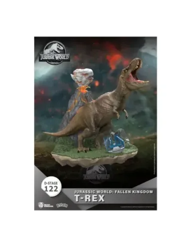 Figura beast kingdom dstage jurassic world el reino caido t - rex
