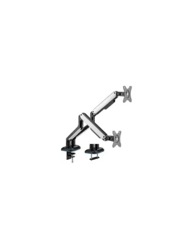 Soporte Gaming para 2 Monitores Aisens DT32TSR-297/ hasta 9kg/ con Iluminación RGB