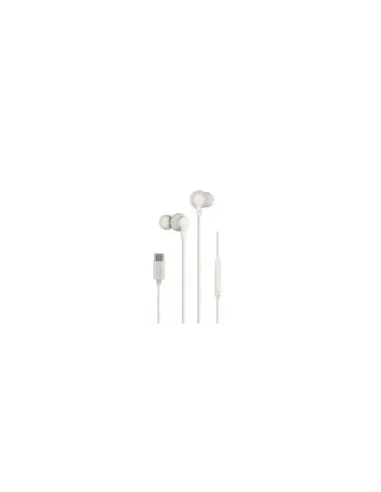 Auriculares Intrauditivos Daewoo DW2016/ con Micrófono/ USB Tipo-C/ Blancos