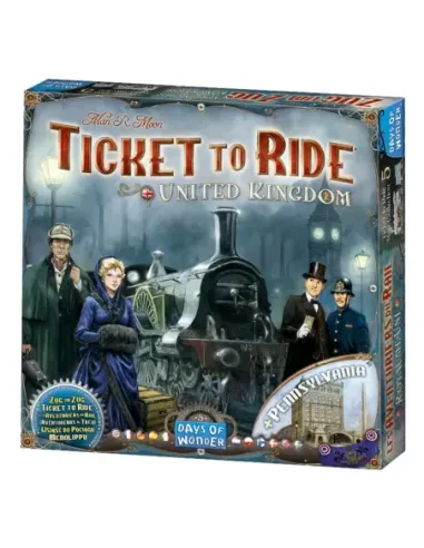 Juego de mesa ¡aventureros al tren! reino unido pegi 8