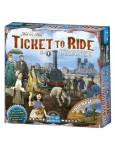 Juego de mesa aventureros al tren francia (+ el viejo oeste) pegi 8