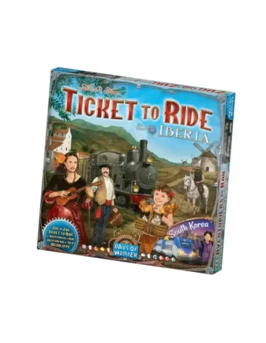 Juego de mesa ¡aventureros al tren! iberia y corea del sur edad recomendada 8 años