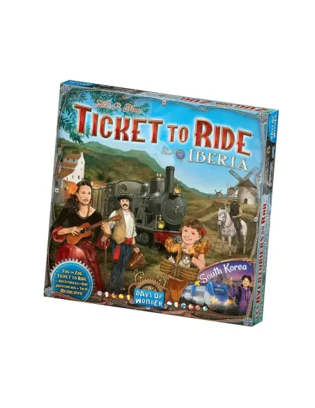 Juego de mesa ¡aventureros al tren! iberia y corea del sur edad recomendada 8 años