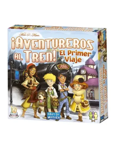 Juego de mesa ¡aventureros al tren! el primer viaje pegi 6