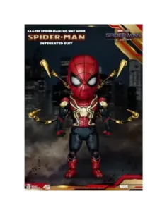 Figura beast kingdom egg attack marvel spider - man no way home traje integrado