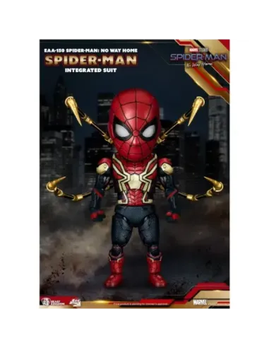 Figura beast kingdom egg attack marvel spider - man no way home traje integrado