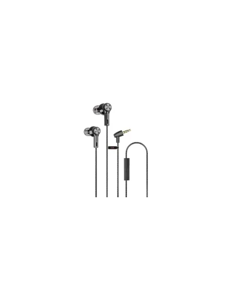 Auriculares Intrauditivos Qubo EB-100/ con Micrófono/ Jack 3.5/ Grises