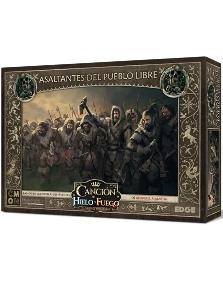 Juego de mesa asmodee cancion de hielo y fuego: asaltantes del pueblo libre pegi 14