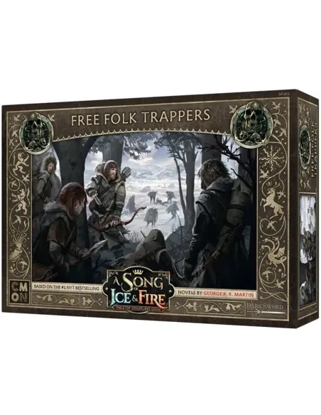 Juego de mesa asmodee cancion de hielo y fuego: trampero del pueblo libre