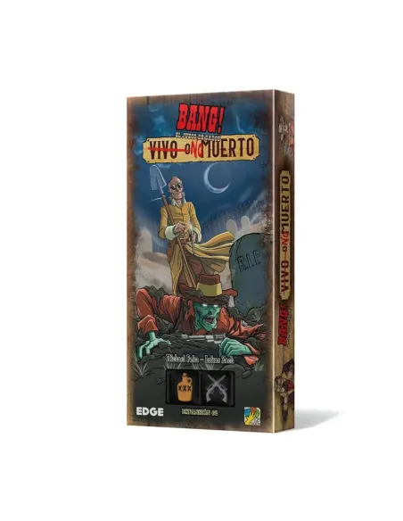 Juego de mesa asmodee bang el juego de dados vivo o no muerto pegi 8
