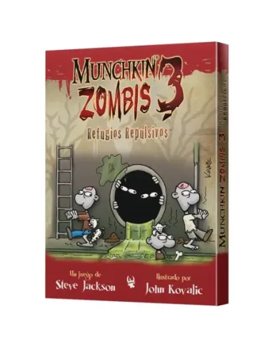 Juego de mesa munchkin zombis 3: refugios repulsivos pegi 10
