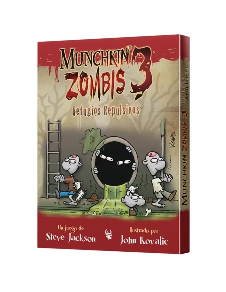 Juego de mesa munchkin zombis 3: refugios repulsivos pegi 10