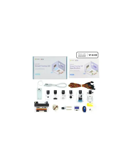 Kit de sensores inteligentes micro:bit casa inteligente - smart home kit - sin placa