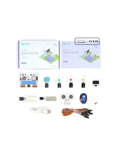 Kit de sensores inteligentes micro:bit ciudad inteligente - smart city kit - sin placa