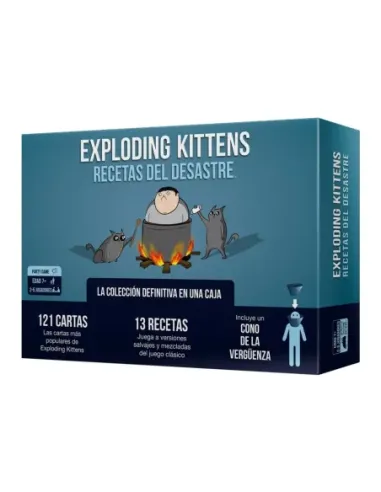Juego de mesa exploding kittens recetas del desastre pegi 7