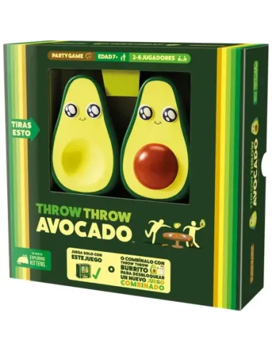 Juego de mesa throw throw avocado pegi 7