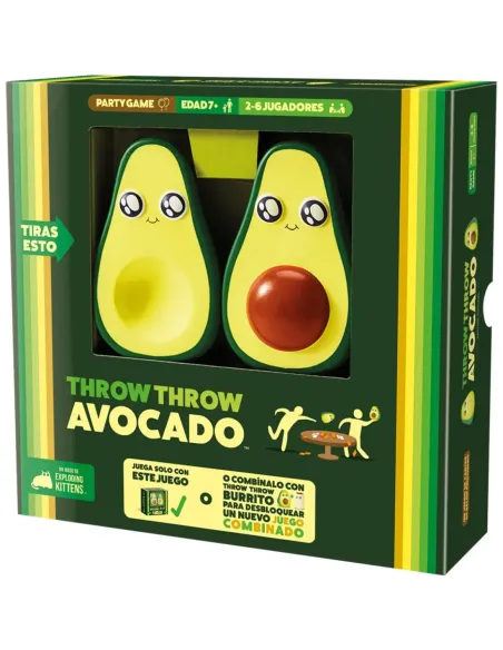 Juego de mesa throw throw avocado pegi 7