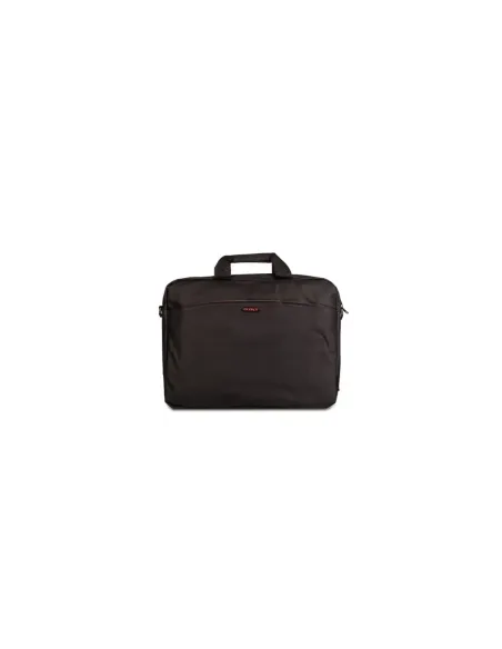 Maletín Monray Enterprise para Portátiles hasta 15.6"/ Negro/ Rojo