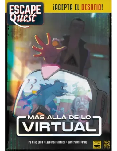 Juego de mesa escape quest 2: mas alla de lo virtual formato libro pegi 12