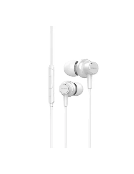 Auriculares aiwa estm - 500wt jack 3.5mm blanco