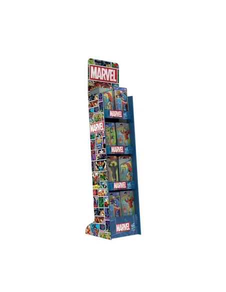 Expositor hasbro marvel retro 48 unidades 5 modelos