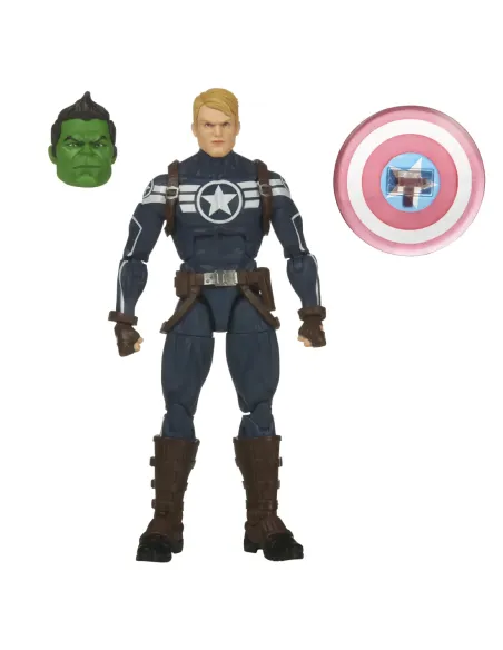Figura hasbro marvel legends series comandante rogers